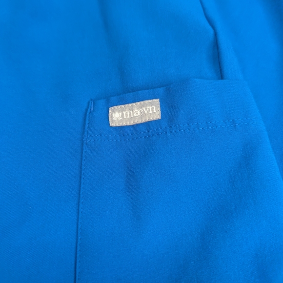 Maevn Scrub Joggers Women's XS Blue Stretch Nursing Work Pants 5092 Medical - Picture 3 of 10